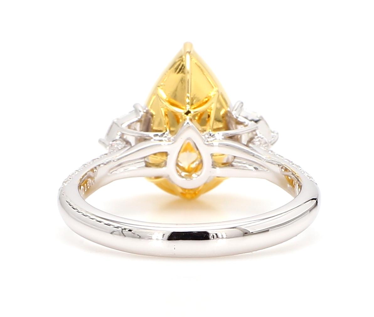 Fancy Yellow Diamond Ring