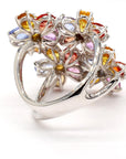 Multicolor Sapphire Ring