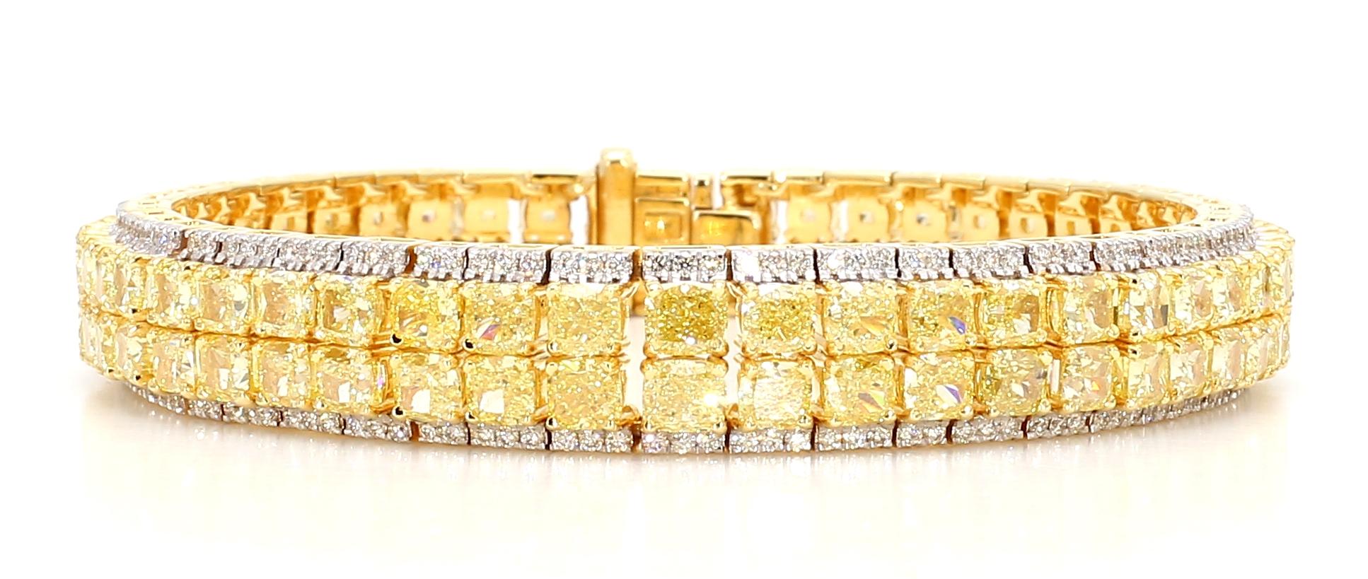 Modern Fancy Yellow Bracelet