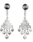 6.90 Carat Diamond Drop Earrings