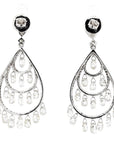 Briolette Drop Diamond Earrings