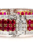 Ruby Diamond Bracelet