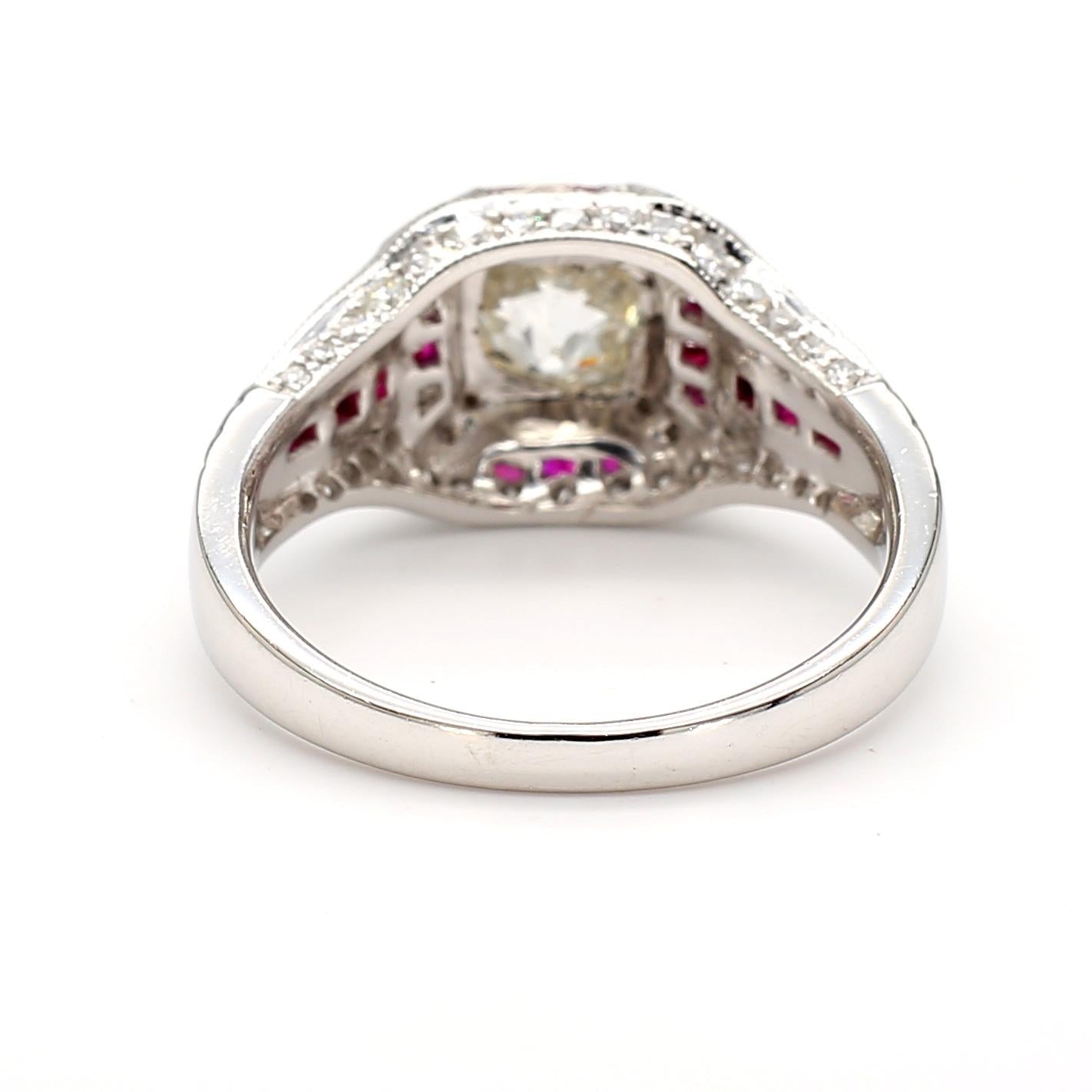 Diamond and Ruby Ring