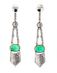 Emerald Diamond Earrings