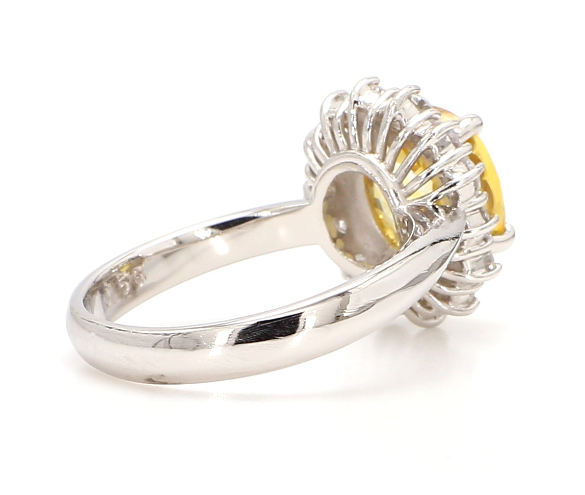 Diamond And Yellow Sapphire Ring