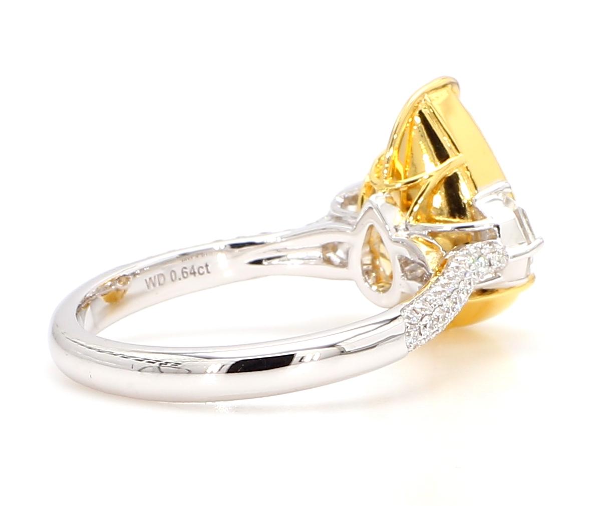 Fancy Yellow Diamond Ring