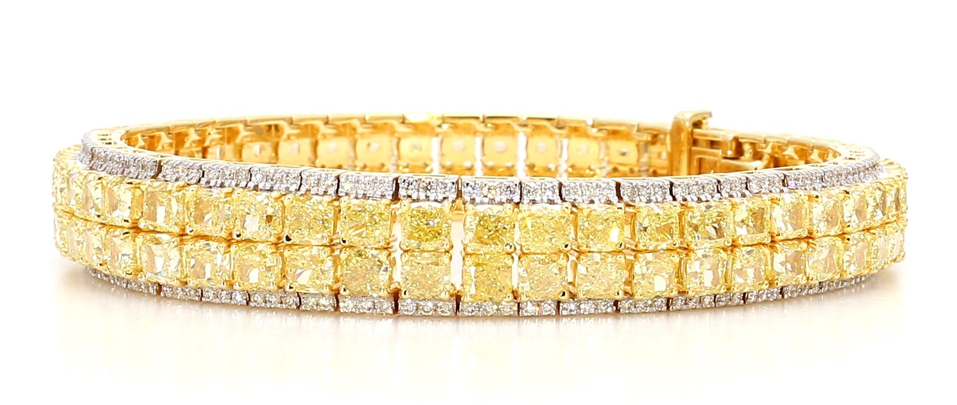 Modern Fancy Yellow Bracelet