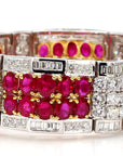 Ruby Diamond Bracelet