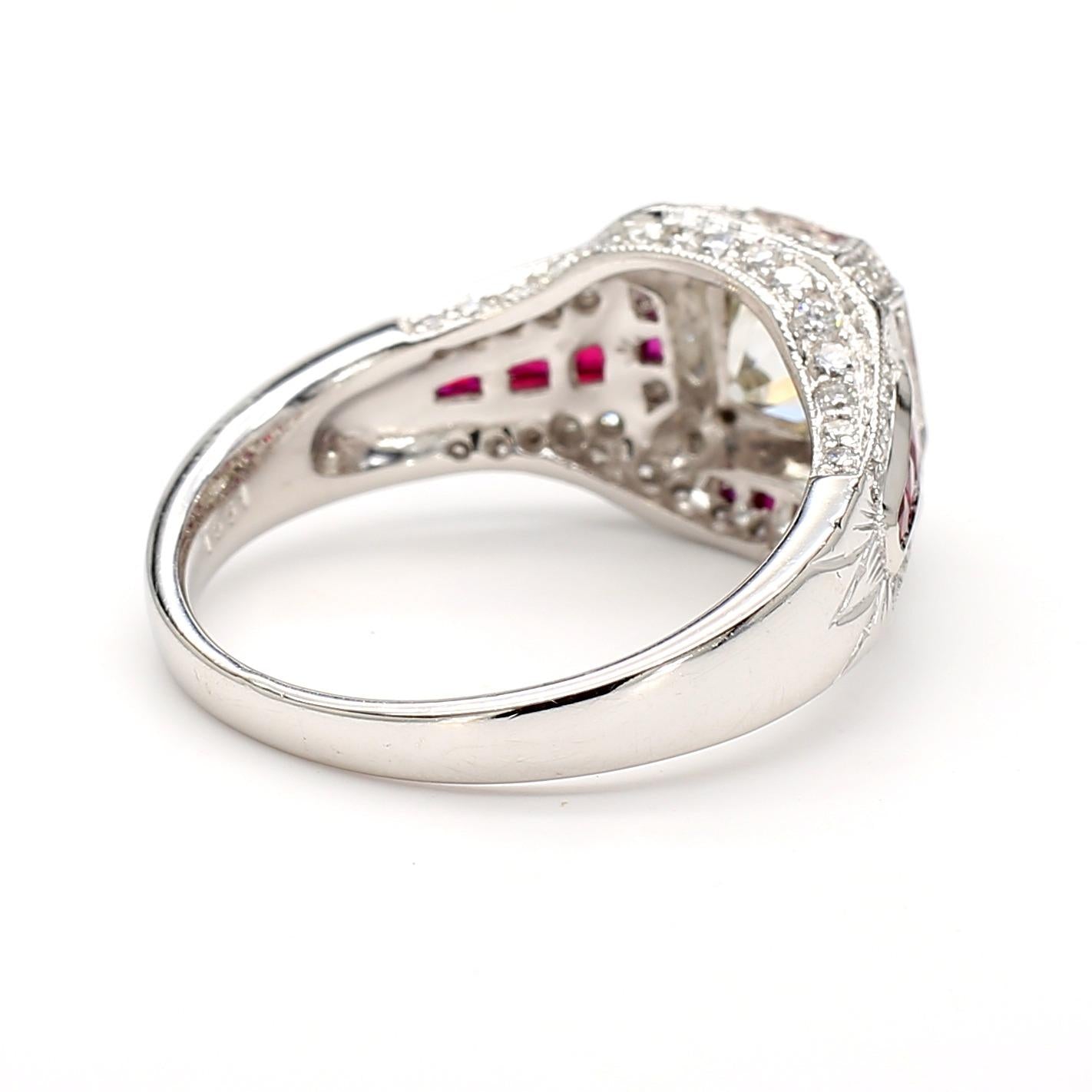 Diamond and Ruby Ring