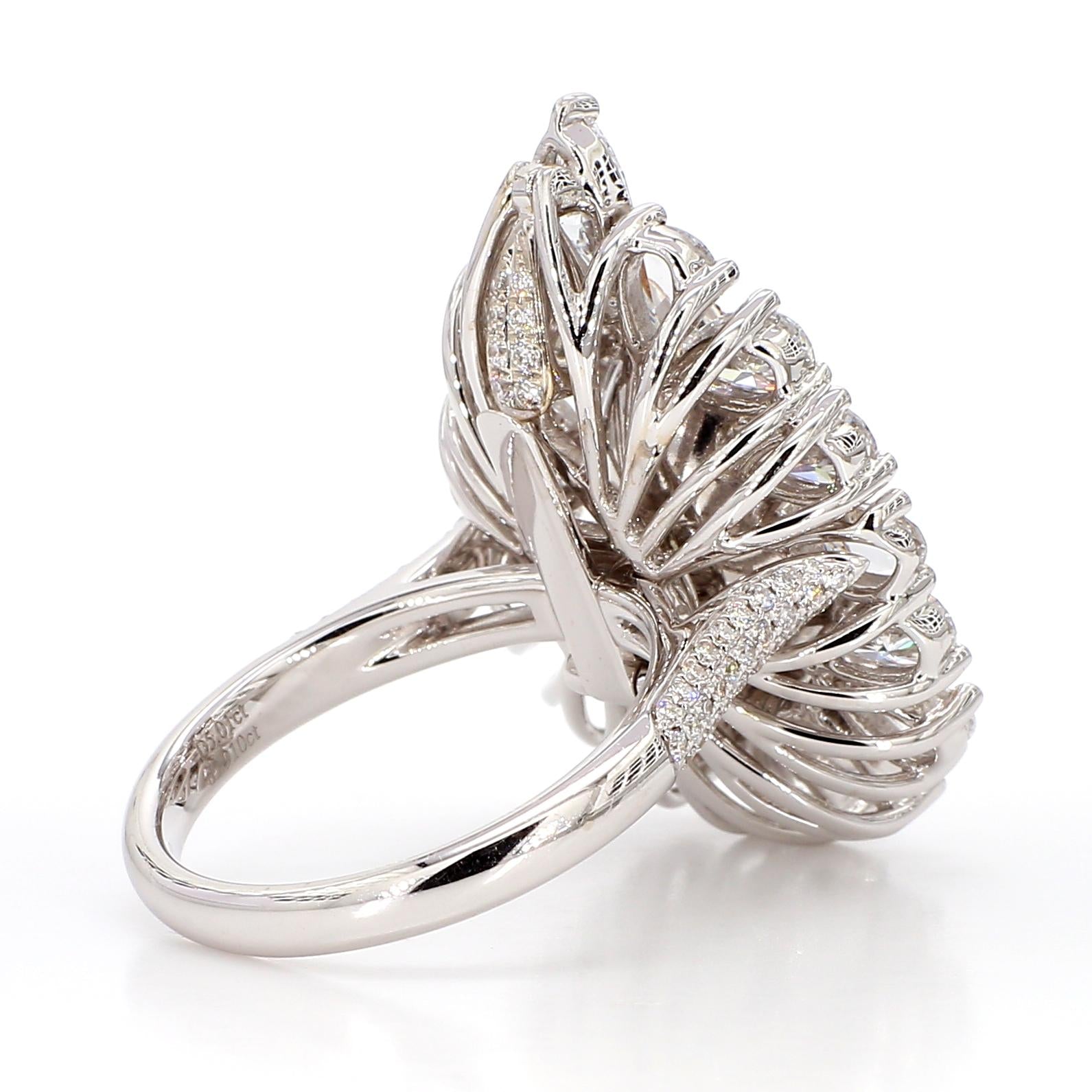 5.1 Carat Natural Fancy Green GIA Certified Diamond Ring