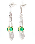 Emerald Diamond Earrings