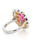 7.61ct Ruby and Diamond Ring Dia-4.05, 18K