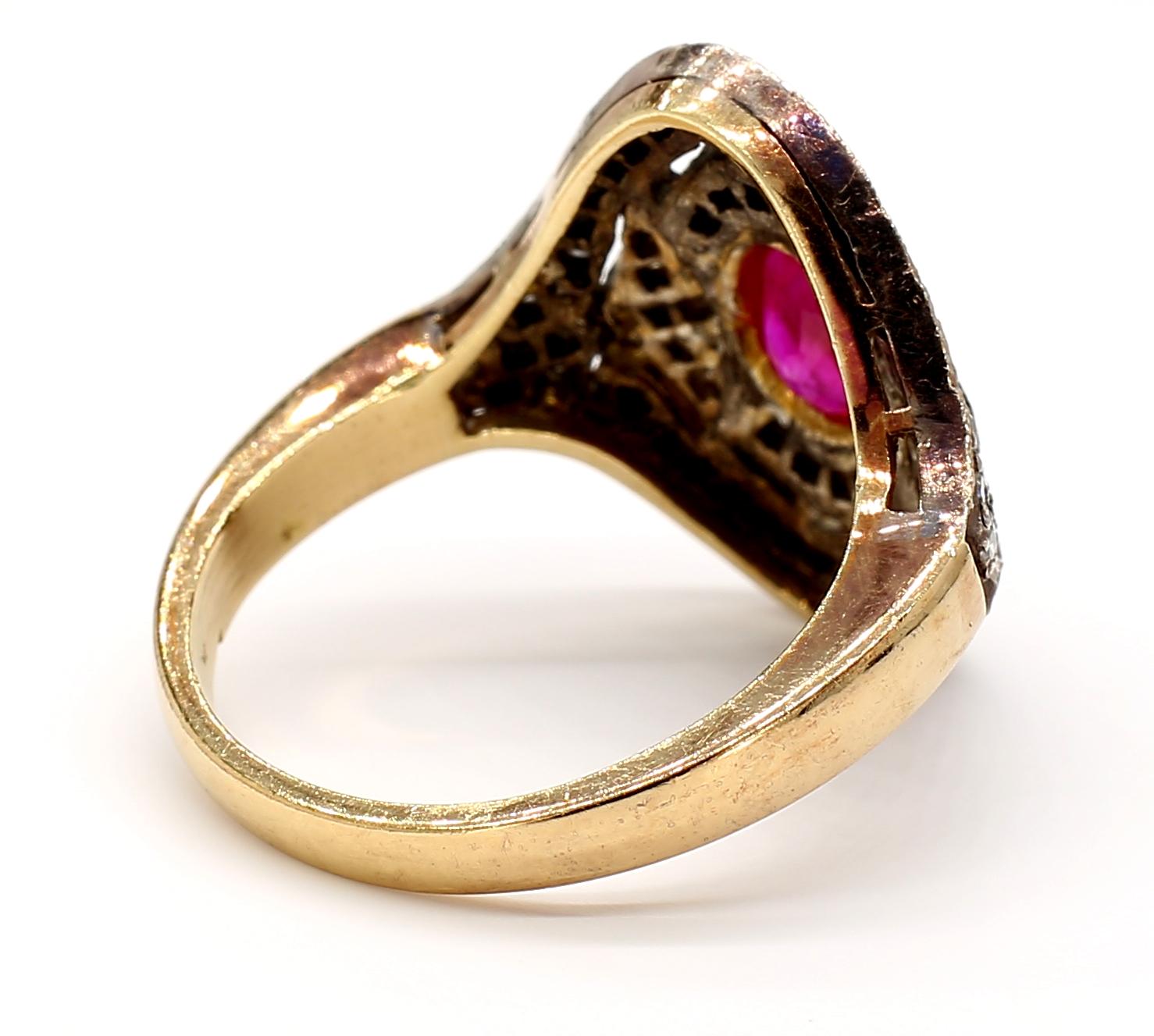 Ruby and Diamond Ring