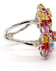 Multicolor Sapphire Ring