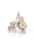 Natural Fancy Yellow Diamond Earrings