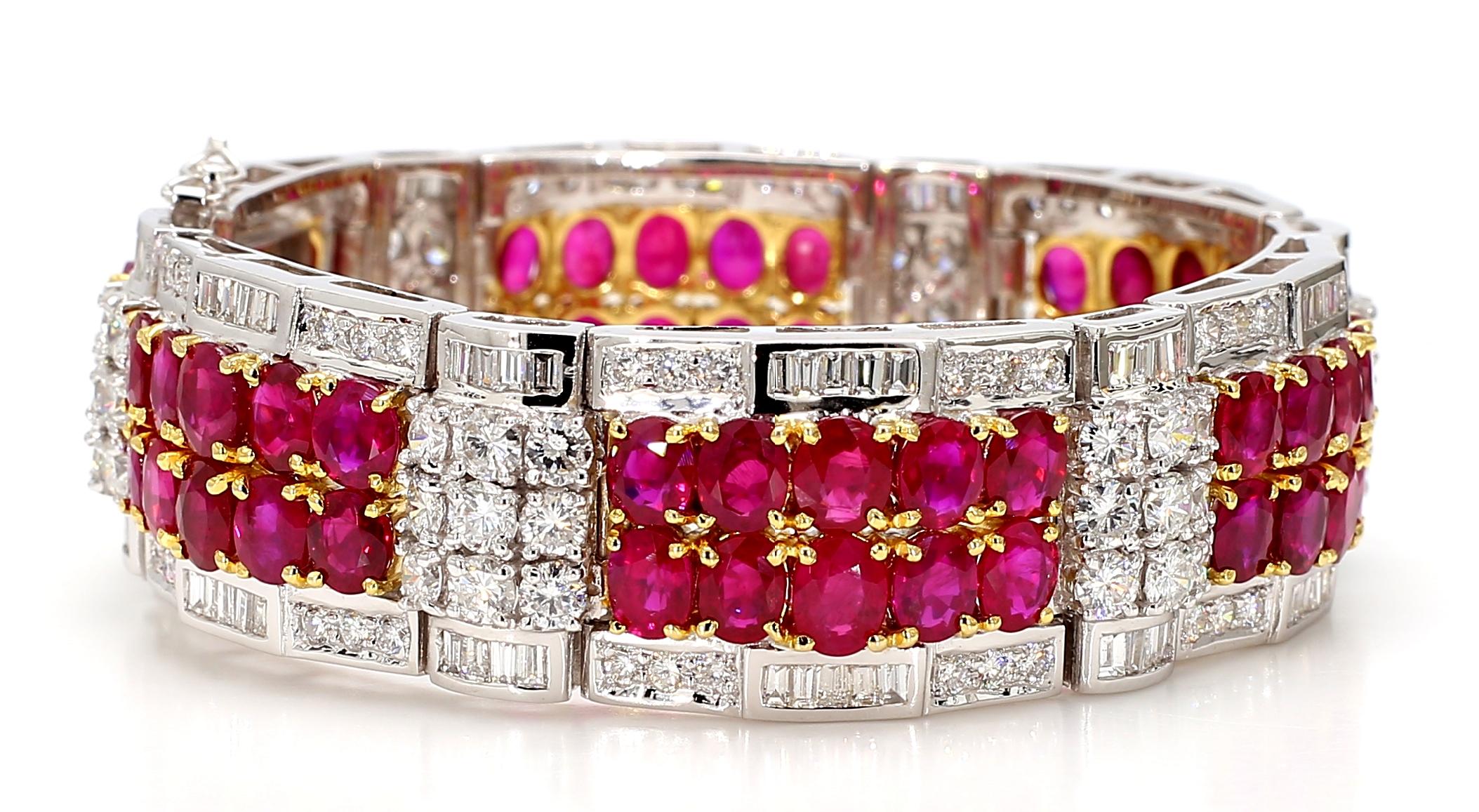 Ruby Diamond Bracelet