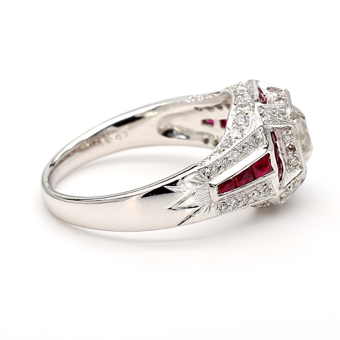 Diamond and Ruby Ring