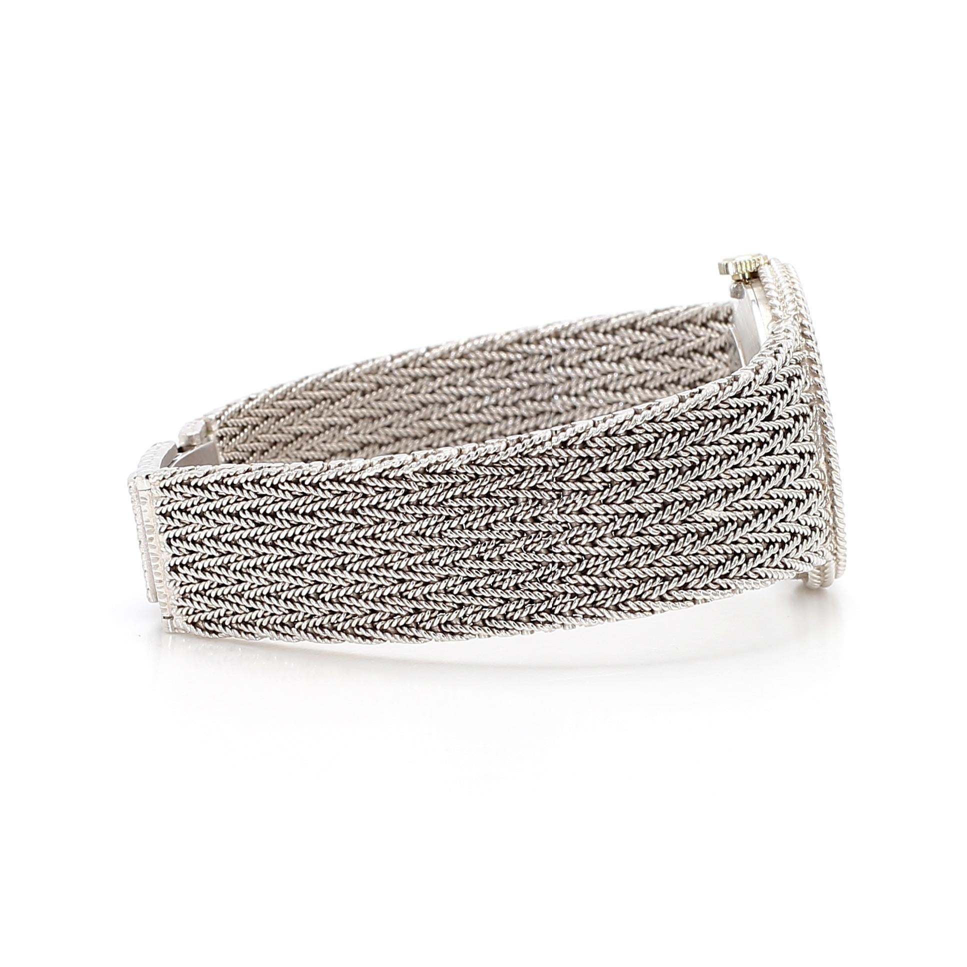 Audemars Piguet White Gold Watch with Fire Opal scent Dial