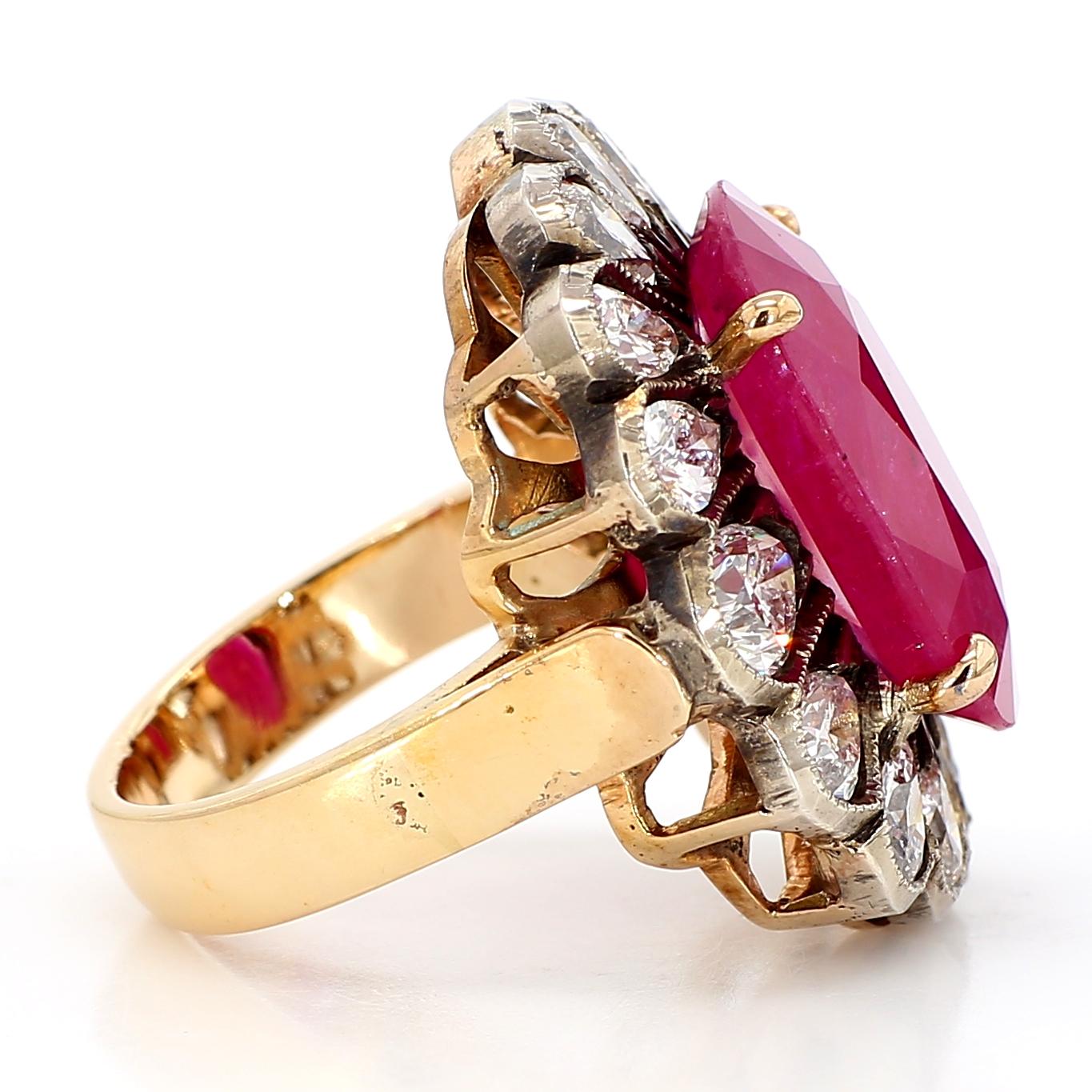 Ruby Diamond Ring