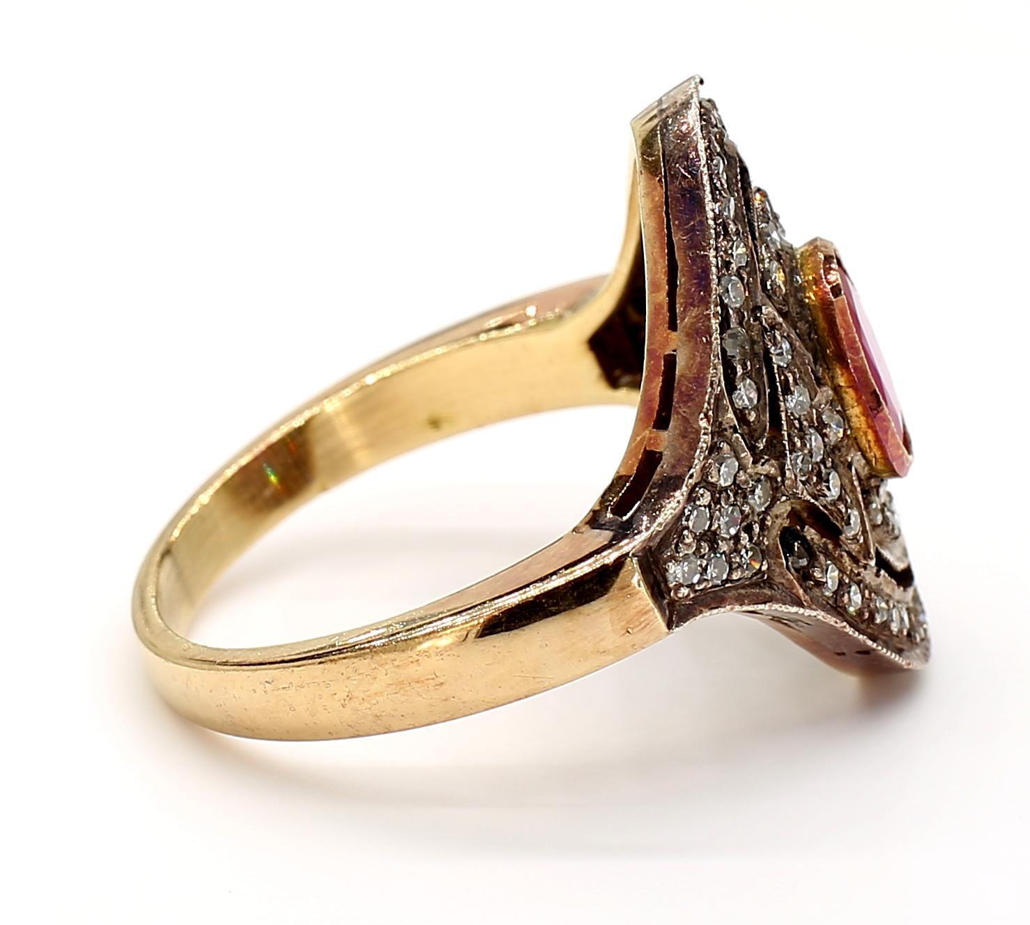 Ruby and Diamond Ring