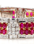 Ruby Diamond Bracelet