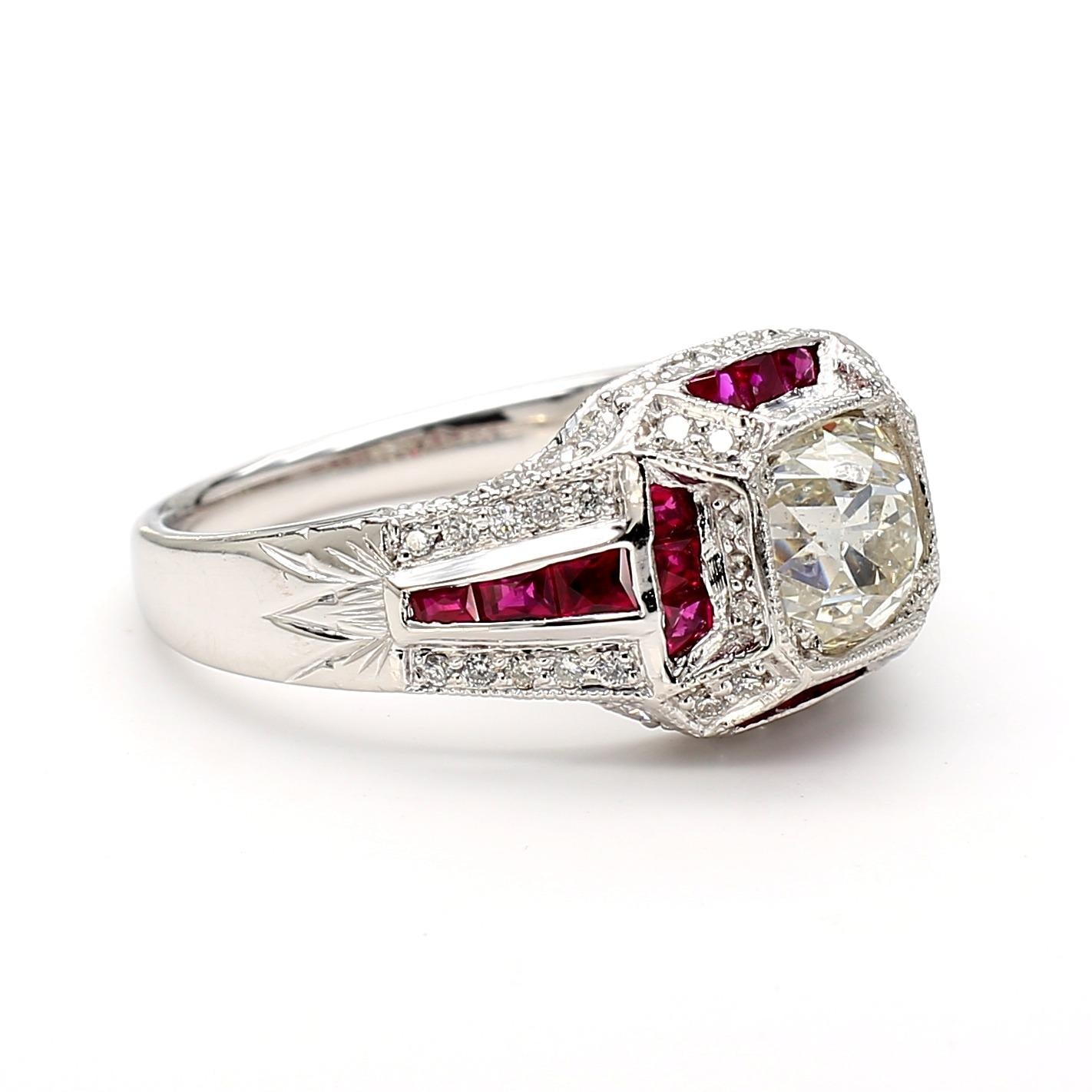 Diamond and Ruby Ring