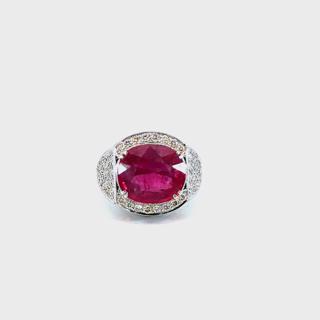 Ruby and Diamond Ring