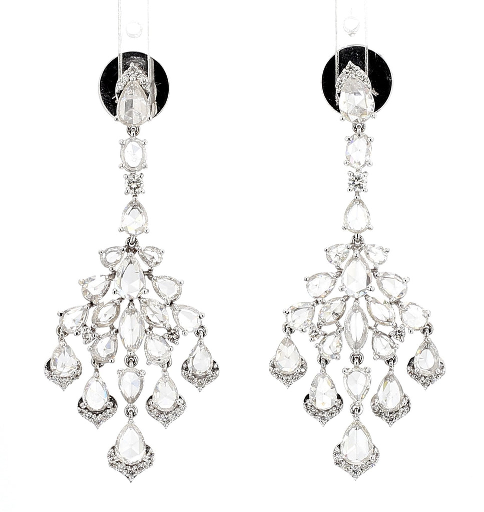6.90 Carat Diamond Drop Earrings