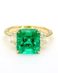 Natural Columbian Emerald Ring