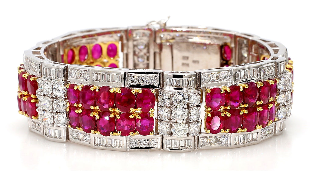 Ruby Diamond Bracelet