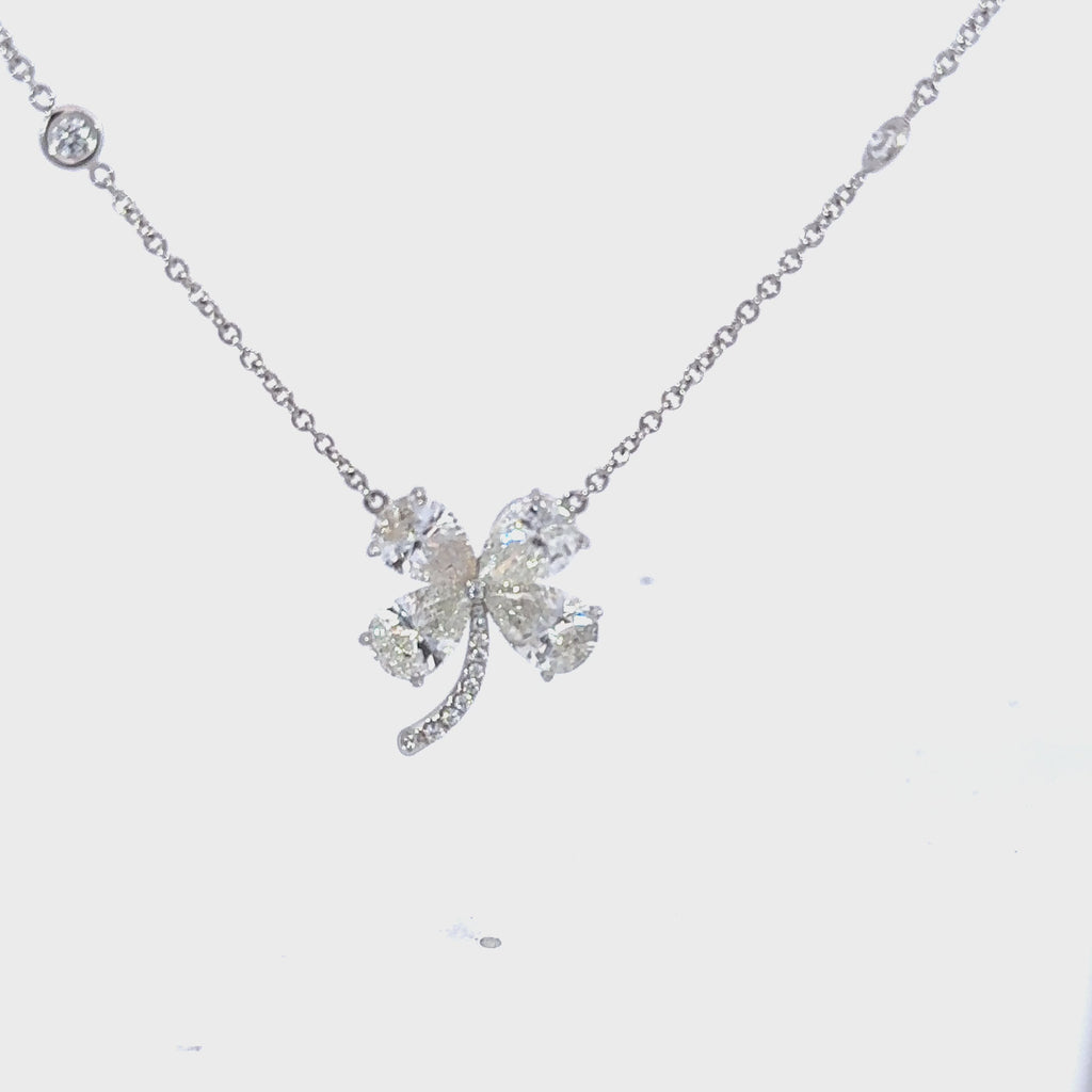 5 Carat Diamond Clover Pendant