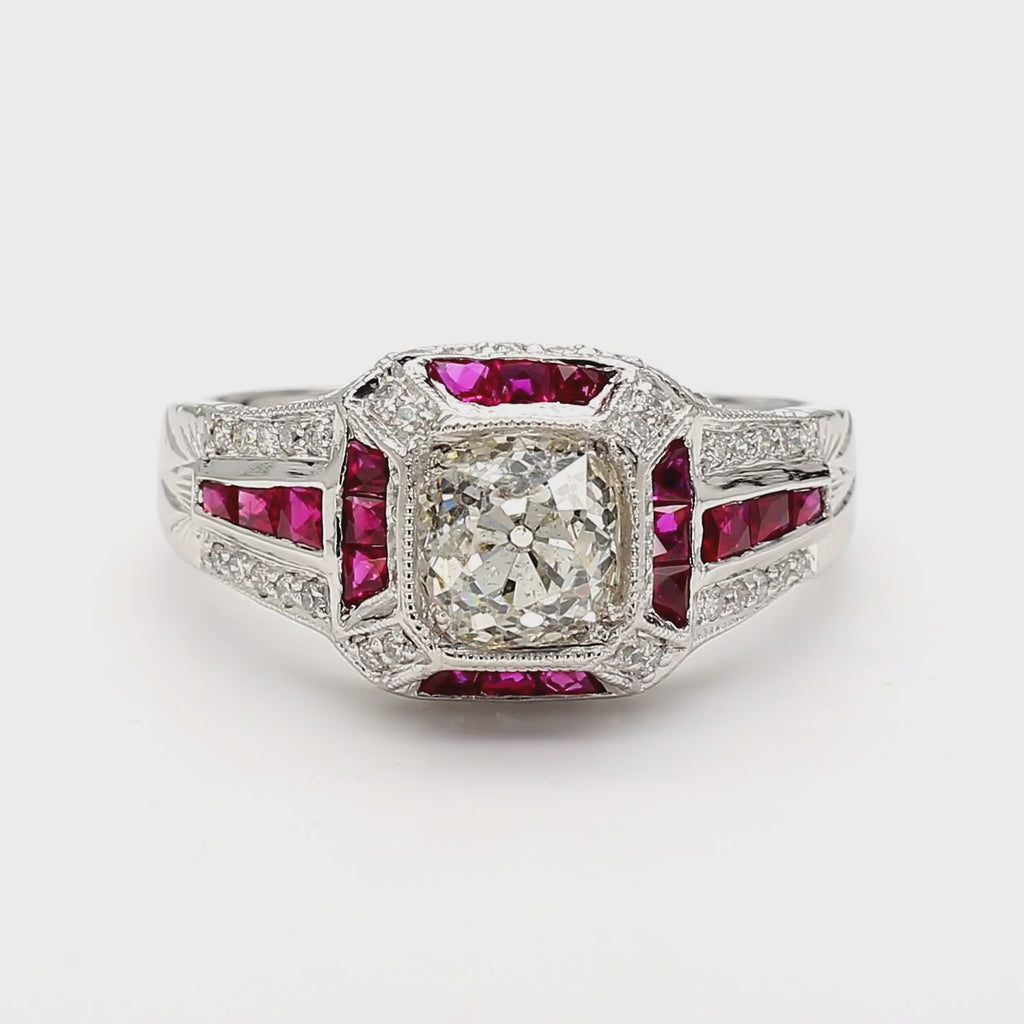 Diamond and Ruby Ring