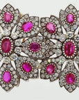 Victorian Natural Burmese Rubies and Diamond Earrings