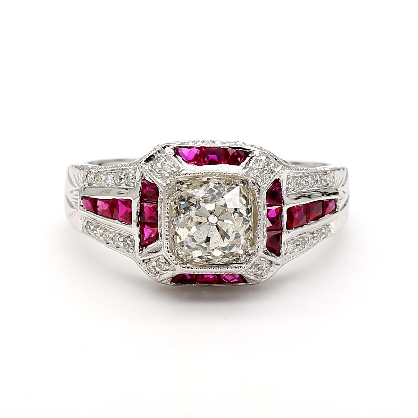 Diamond and Ruby Ring