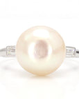 Natural Pearl Art Deco Ring