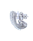 1.74 Carat Rose Cut 8.6 Carat Briolette Diamond Earrings 18K Gold