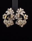 5.00 Carat Diamond Climber Earring 2.00 Carat Centers
