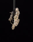 5.00 Carat Diamond Climber Earring 2.00 Carat Centers