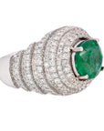 Emerald and Diamond Ring